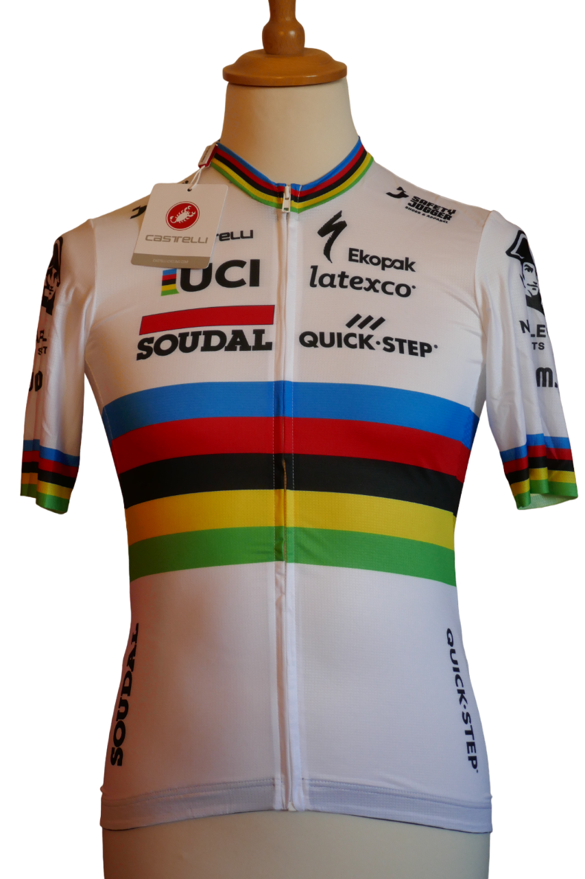 Quick Step 2022 Remco Evenepoel Maillot Champion du monde (M