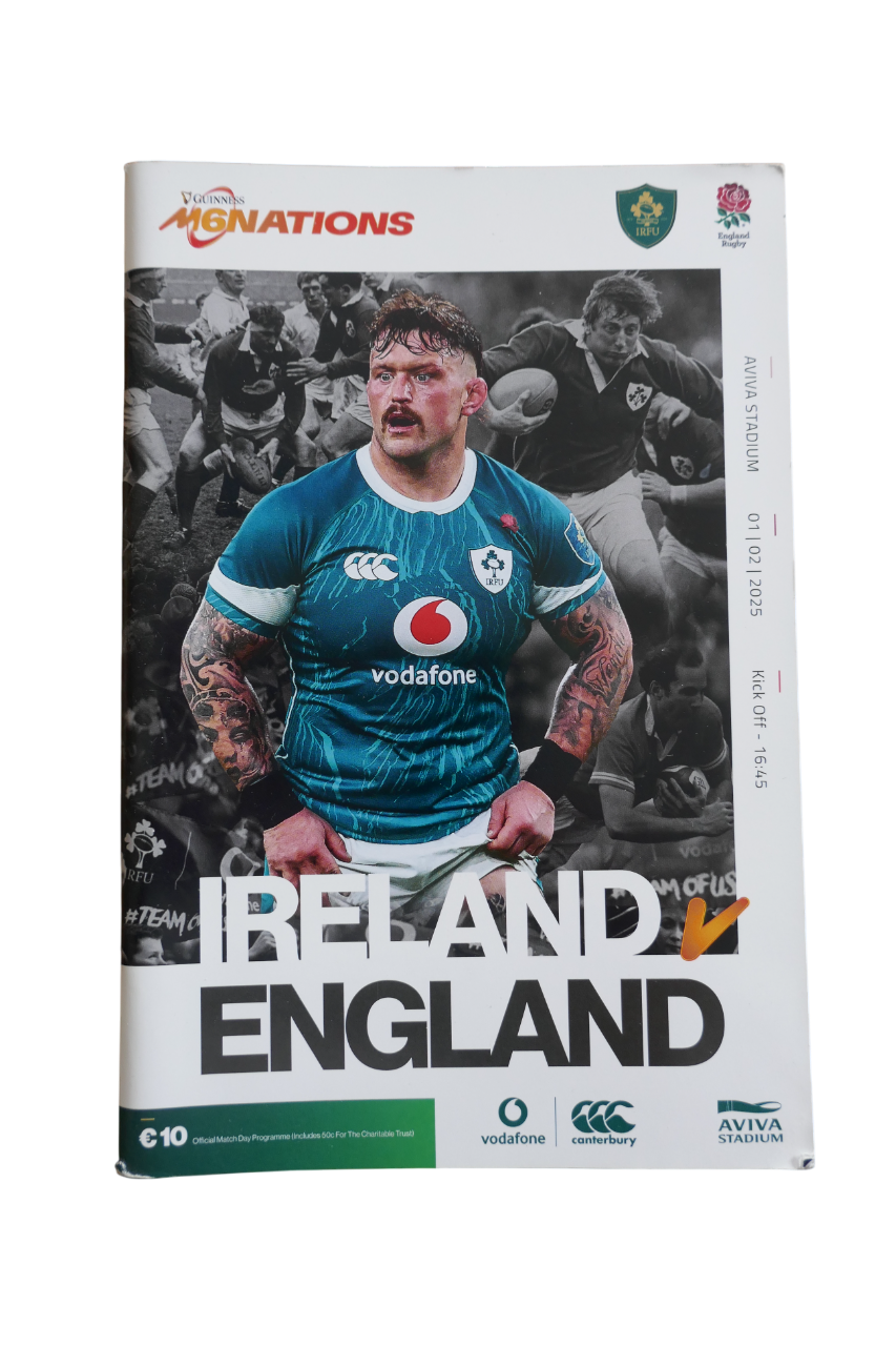 Programme Tournoi des 6 Nations 2025 - Irlande / Angleterre _ #03903