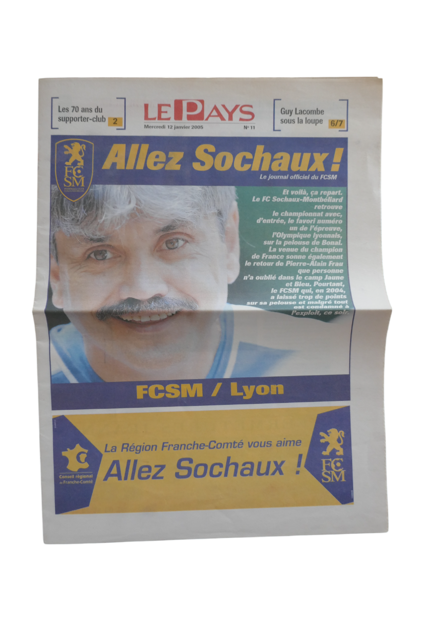Programme Ligue 1 2004/05 - FC Sochaux Montbéliard / Olympique Lyonnais _ #01391