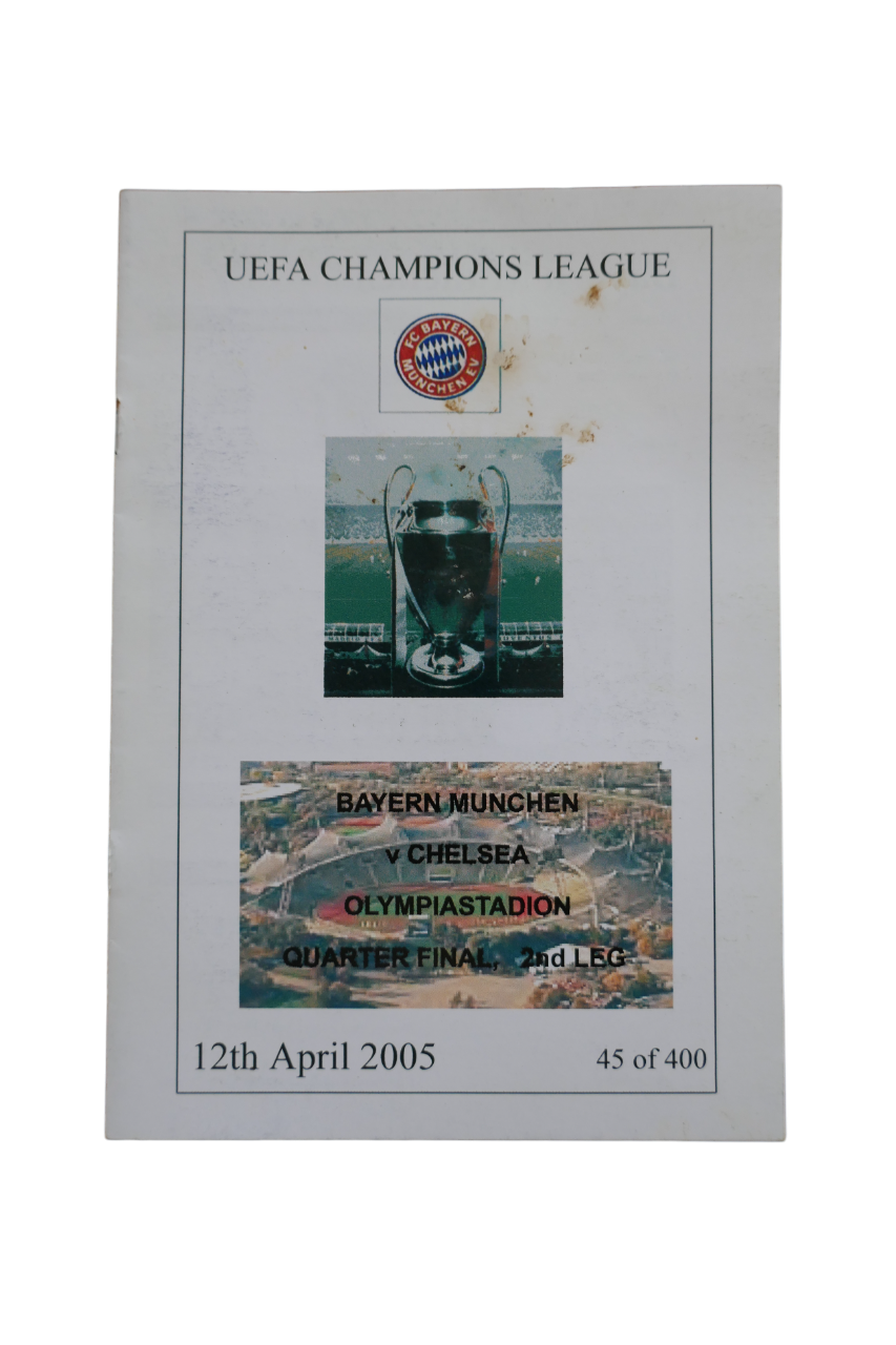 Programme Champions League 2004/05 1/4 finale - Bayern Munich / Chelsea FC _ #03366