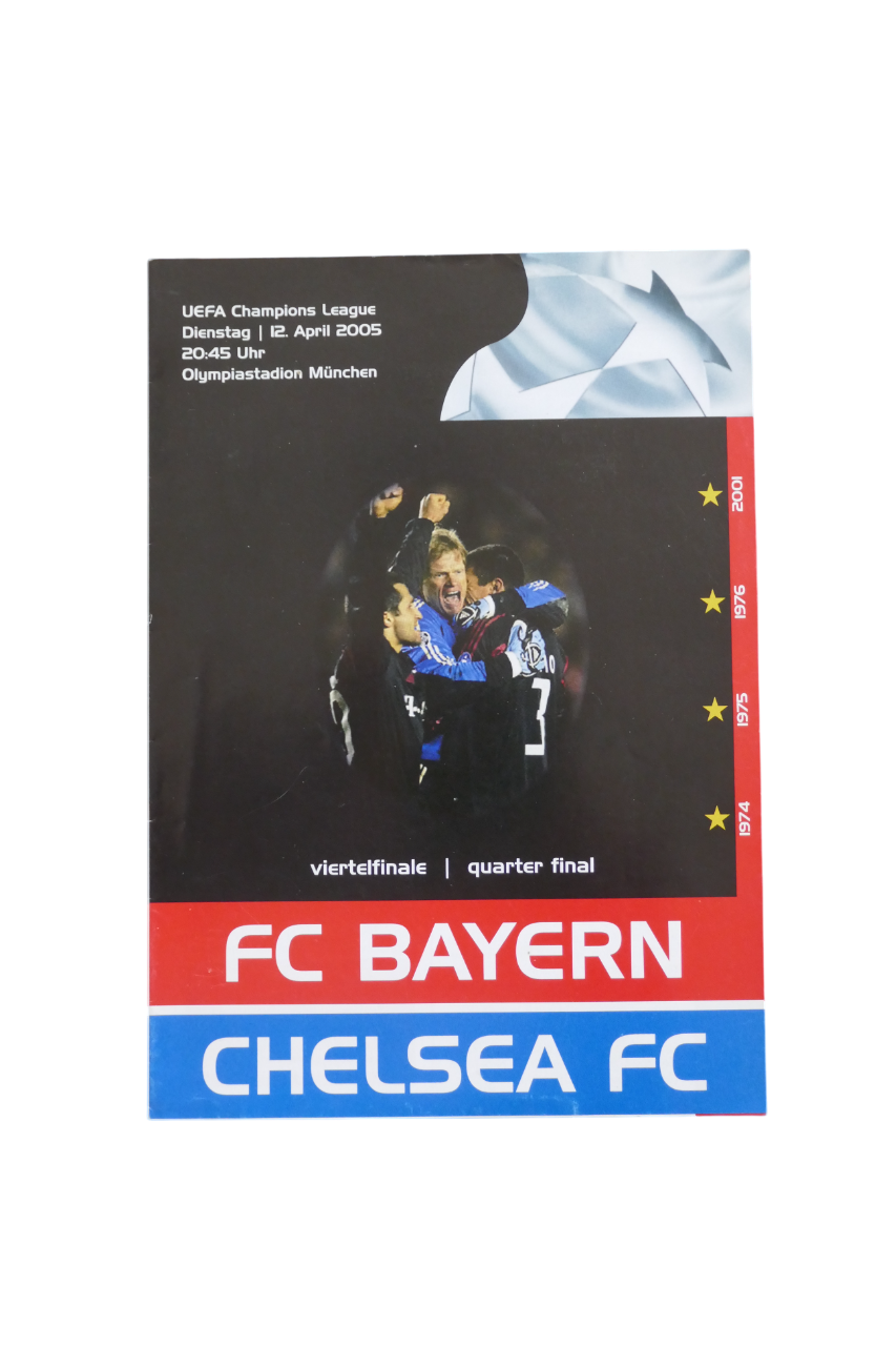 Programme Champions League 2004/05 1/4 finale - Bayern Munich / Chelsea FC _ #03365