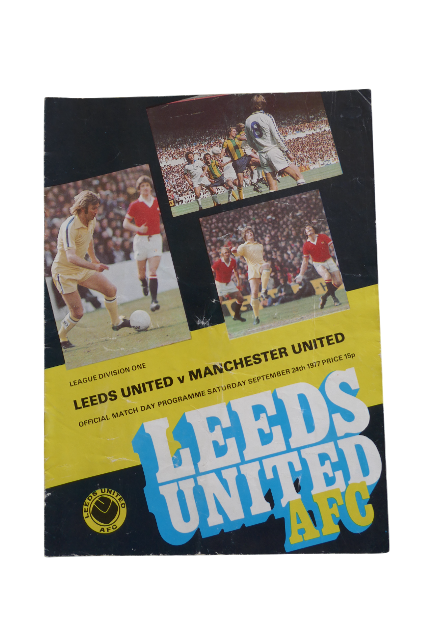Programme Premier League 1977/78 - Leeds United / Manchester United _ #03342
