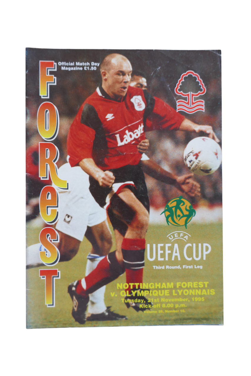 Programme Coupe d'Europe de l'UEFA 1995/96 - Nottingham Forest / Olympique Lyonnais _ #03379
