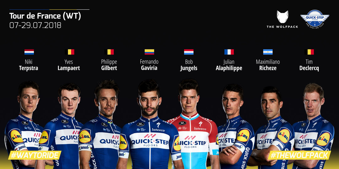 Quick Step Floors 2018 - Maillot signé _ (L) #00848