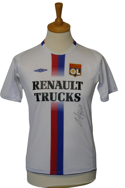 Olympique Lyonnais 2004/05 - Sonny Anderson - Maillot Signé _ (XS) #00894