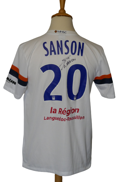 Montpellier Herault SC 2013/14 - Morgan Sanson - Maillot Signé _ (L) #00998