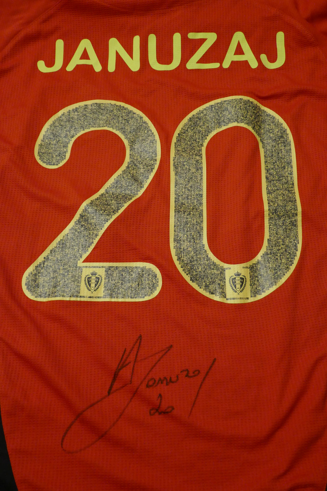 Belgique 2014 - Adnan Januzaj - Maillot Signé _ (S) #00972