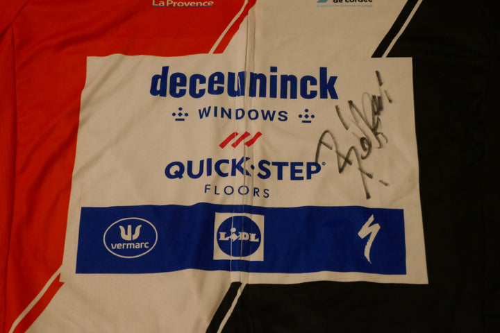 Tour de la Provence 2021 - Quick Step - Davide Ballerini - Maillot distinctif Signé _ (L) #01035