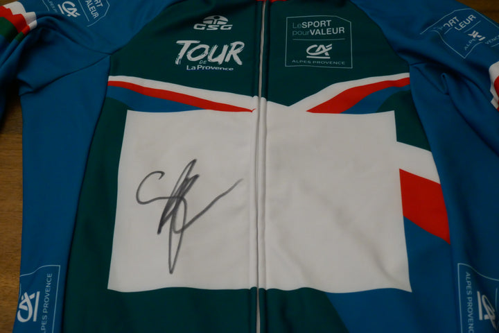 Tour de la Provence 2022 - Mattias Skjelmose - Veste distinctive Signé _ (M) #01034