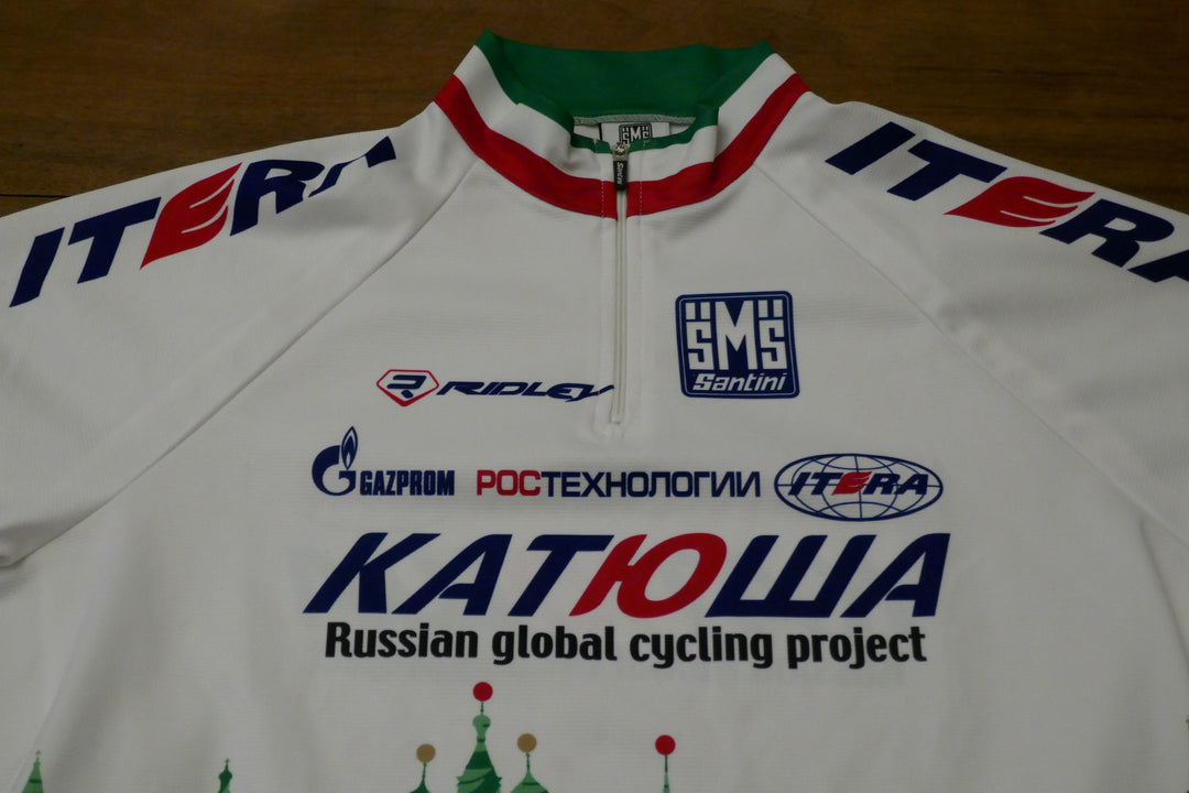 Katusha 2009 - Filippo Pozzato - Maillot Champion d'Italie _ (L) #01079