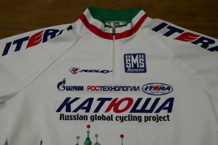 Katusha 2009 - Filippo Pozzato - Maillot Champion d'Italie _ (L) #01079