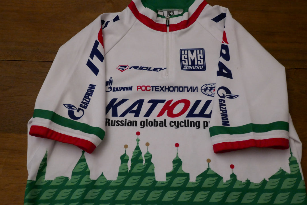 Katusha 2009 - Filippo Pozzato - Maillot Champion d'Italie _ (L) #01079