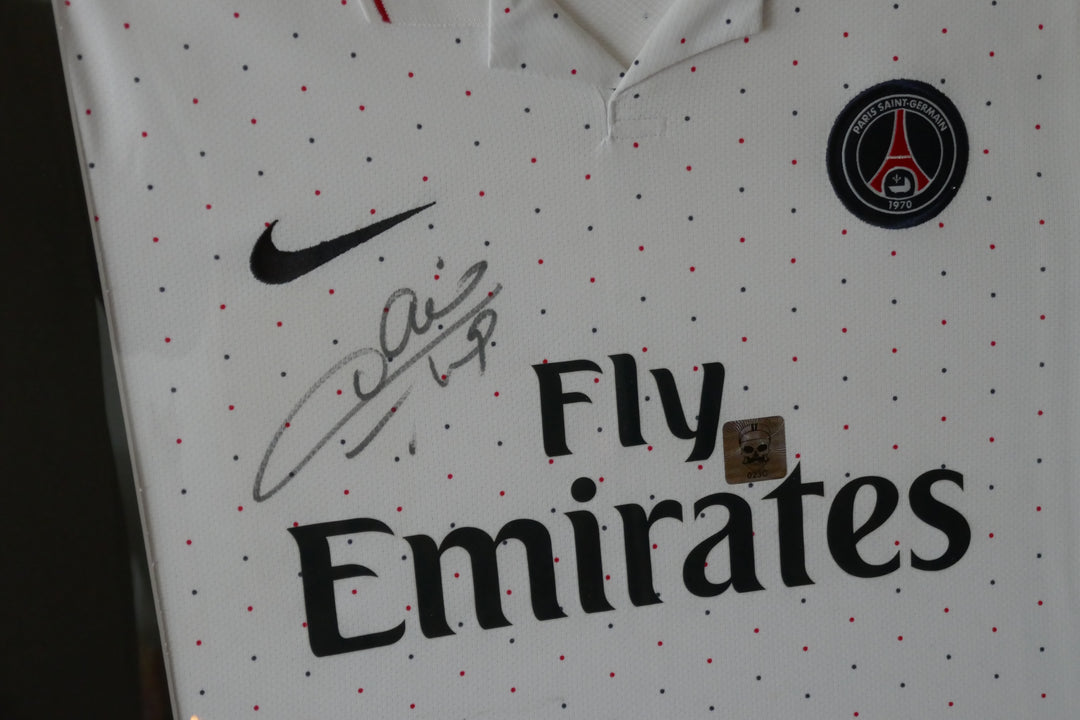 Paris Saint germain 2009/10 - Kevin Gameiro - Maillot signé et Encadré _ #00964