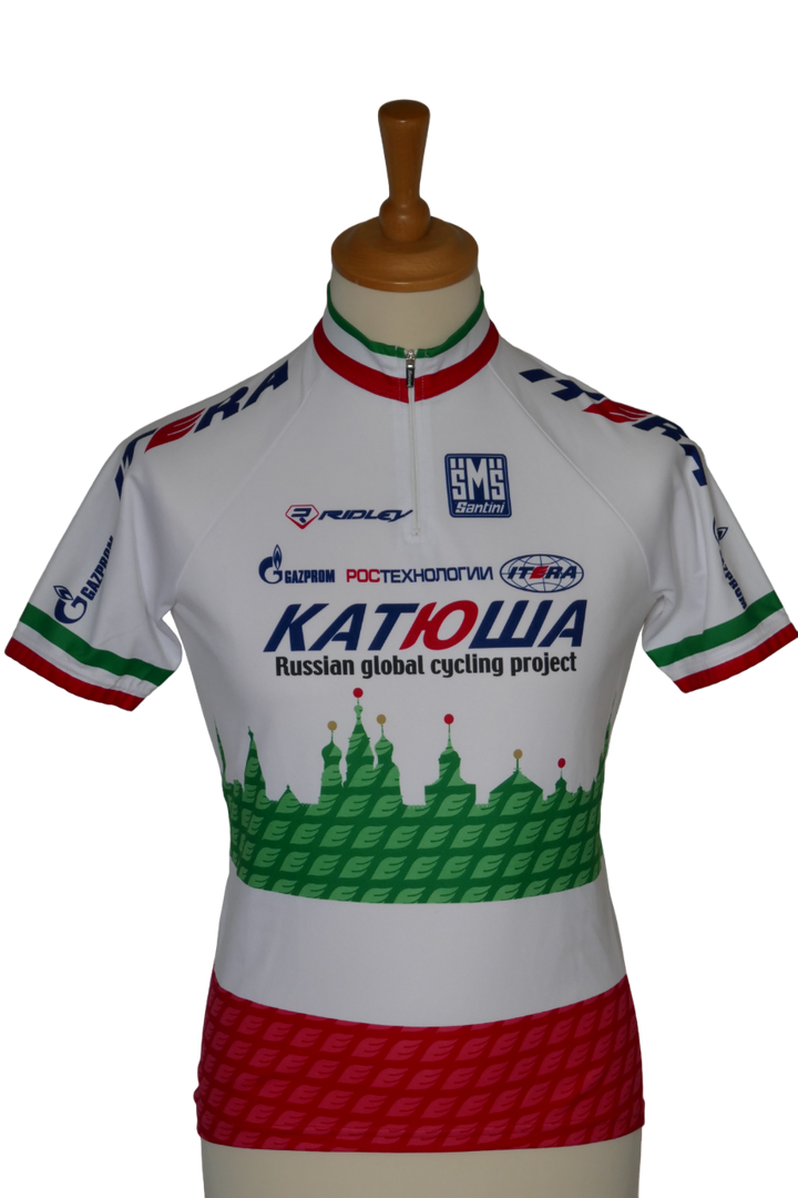 Katusha 2009 - Filippo Pozzato - Maillot Champion d'Italie _ (L) #01079