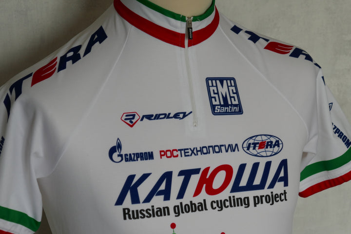 Katusha 2009 - Filippo Pozzato - Maillot Champion d'Italie _ (L) #01079