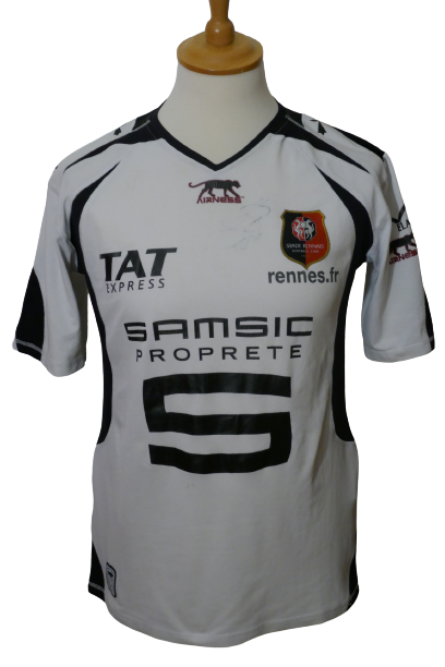 Stade Rennais 2006/07 - Olivier Monterrubio - Maillot Signé _ (XXL) #01264
