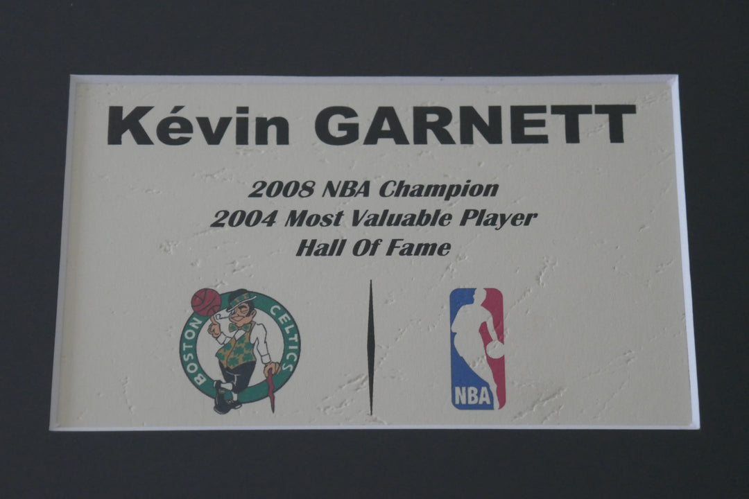 Boston Celtics - Kevin Garnett - Maillot Encadré _ #01380