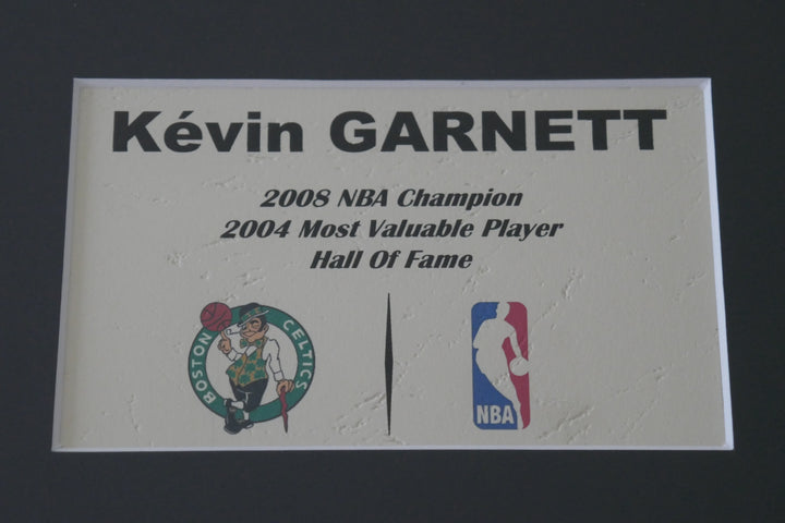 Boston Celtics - Kevin Garnett - Maillot Encadré _ #01380