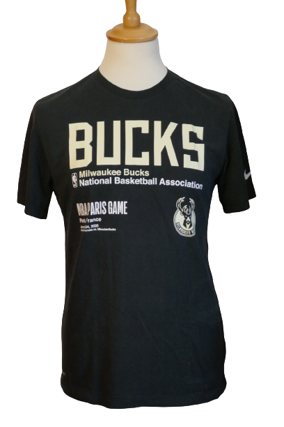 NBA Paris Game 2020 - Milwaukee Bucks - T-Shirt _ (M) #01654