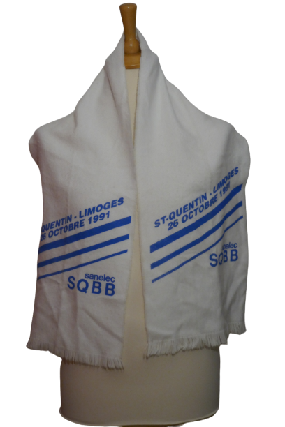 Saint-Quentin Basketball - CSP Limoges - Echarpe 1991/92 _ #01848