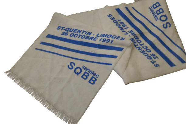 Saint-Quentin Basketball - CSP Limoges - Echarpe 1991/92 _ #01848