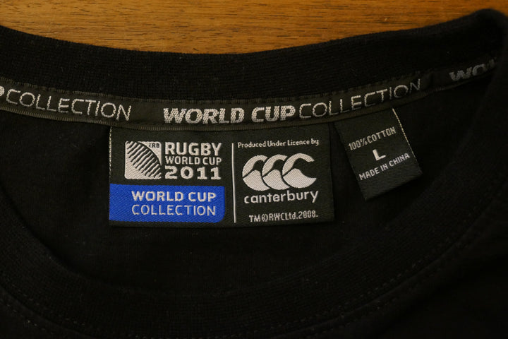 Nouvelle-Zélande All Blacks 2011 - T-Shirt Coupe du monde _ (L) #01936