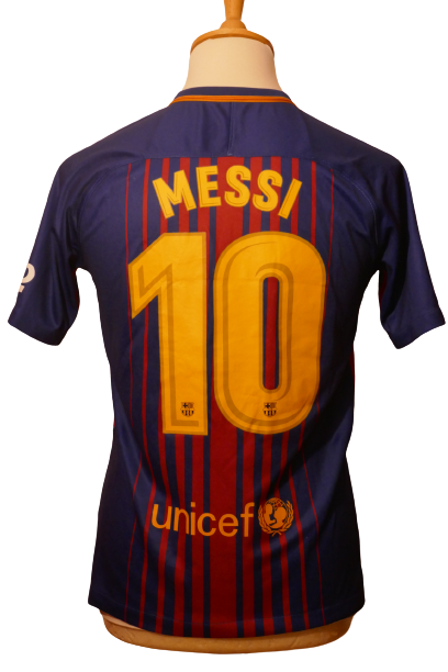 FC Barcelone 2017/18 - Lionel Messi - Maillot _ (S) #01981