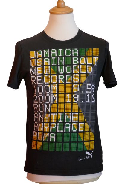 Athlétisme - Usain Bolt - T-Shirt Records du Monde _ (M) #02101