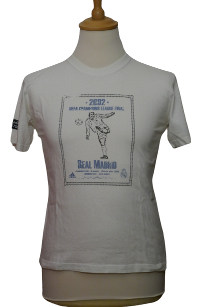 Real Madrid 2002 - Zinedine Zidane - t-shirt finale champions league _ (S) #02078
