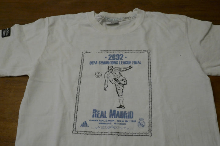 Real Madrid 2002 - Zinedine Zidane - t-shirt finale champions league _ (S) #02078