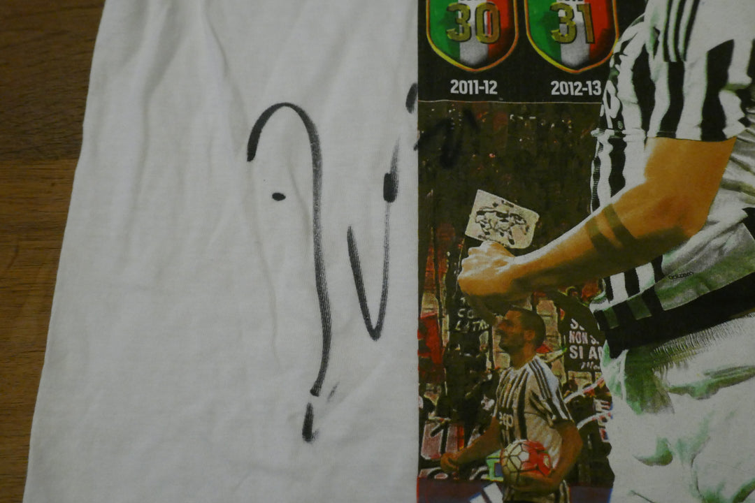 Juventus Turin - Champion d'Italie - T-shirt Signé _ (L) #02076