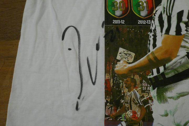 Juventus Turin - Champion d'Italie - T-shirt Signé _ (L) #02076