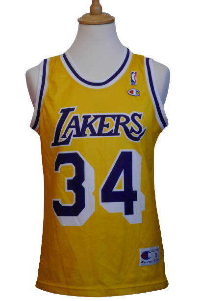 Los Angeles Lakers 1990' - Shaquille O'Neal - Maillot _ (S) #02089