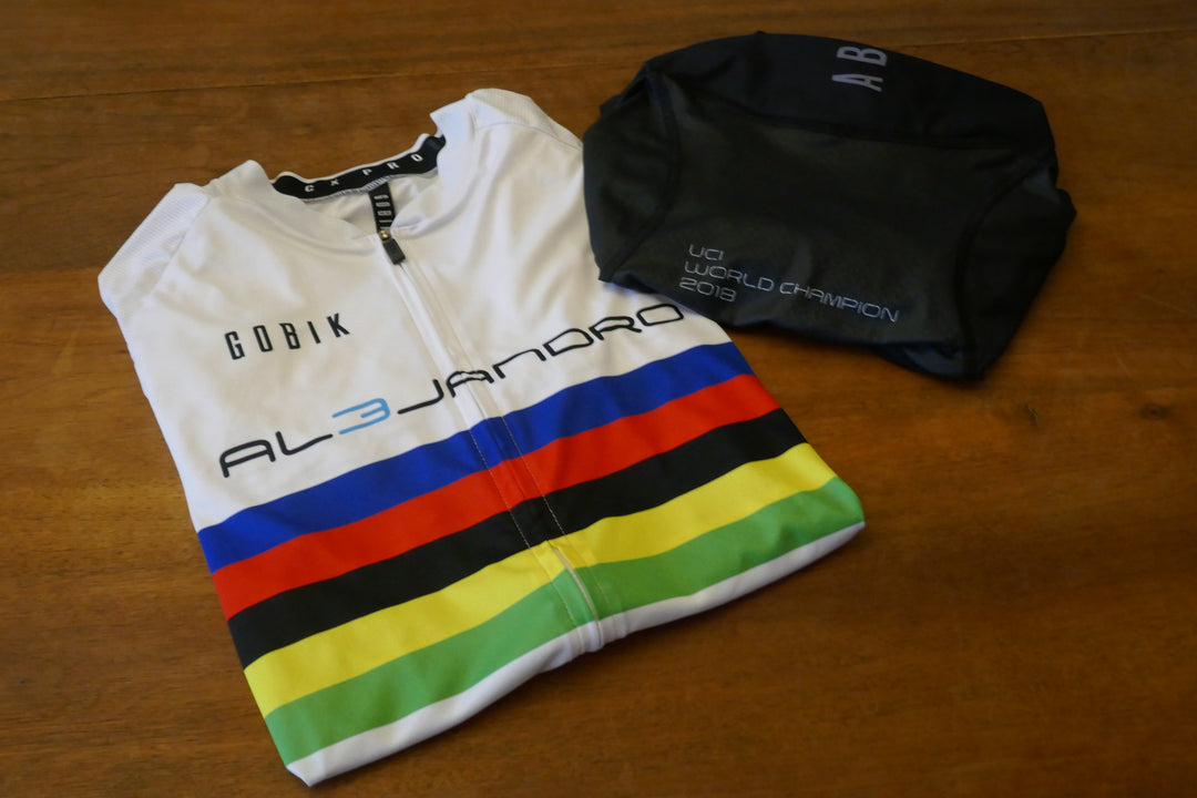 Alejandro Valverde - Maillot + Cuissard Champion du Monde _ (L) #01999