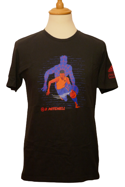Donovan Mitchell - Spiderman - T-Shirt _ (M) #02137