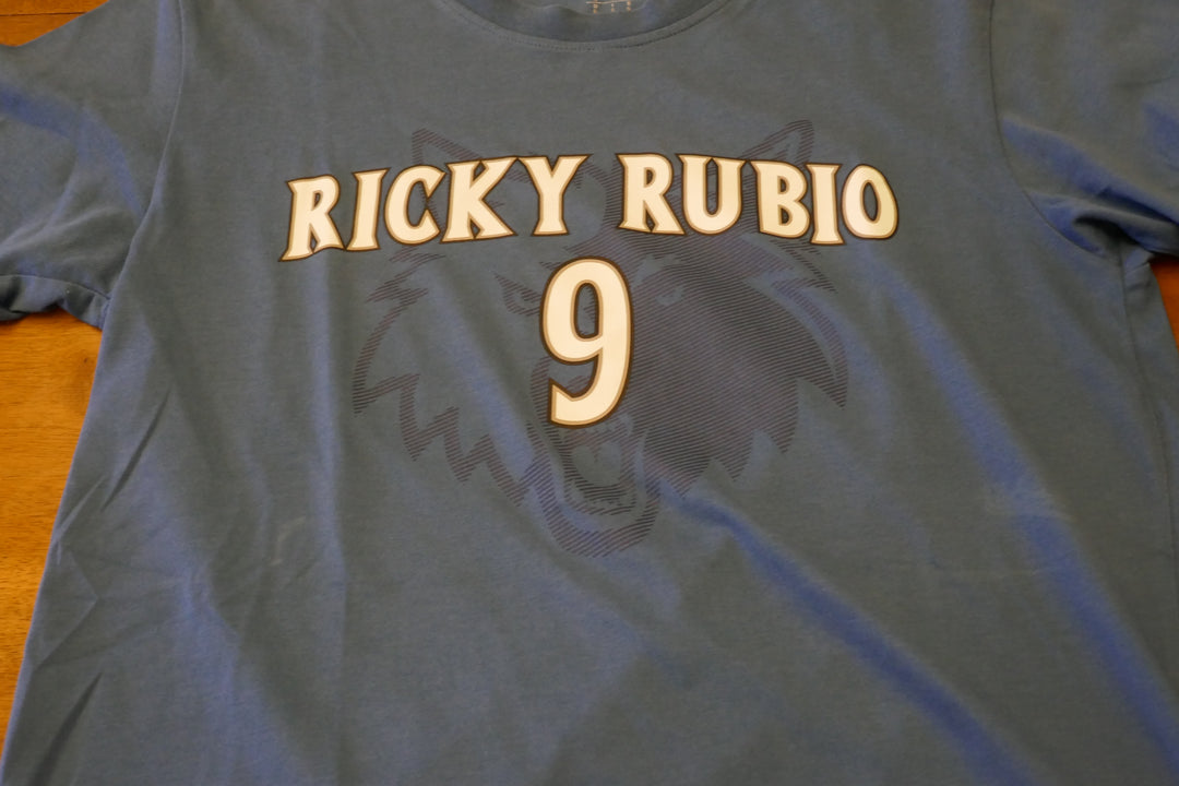 Minnesota Timberwolves - Ricky Rubio - T-Shirt _ (S) #02158