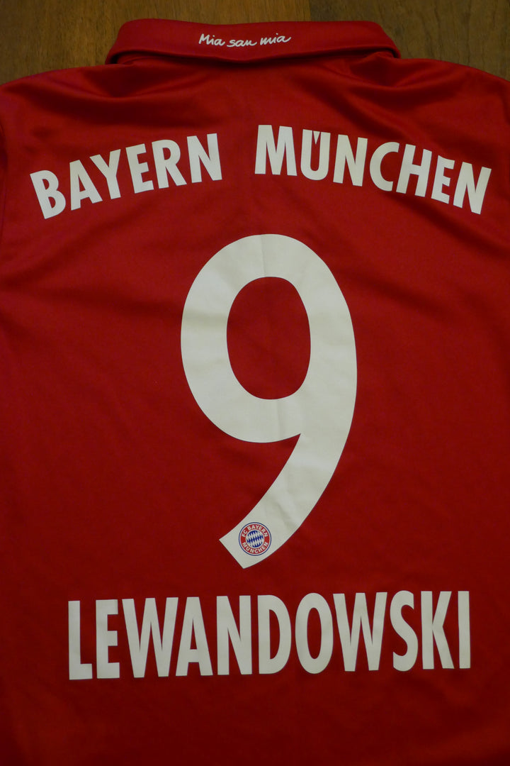 Bayern Munich 2016/17 - Robert Lewandowski - Maillot _ (14ans) #02111
