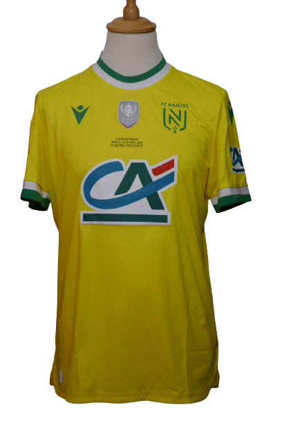 FC Nantes 2022/23 - Ludovic Blas - Maillot Préparé _ (XL) #01857