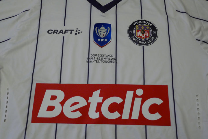 Toulouse FC 2022/23 - Branco Van Den Boomen - Maillot Préparé _ (L) #01856