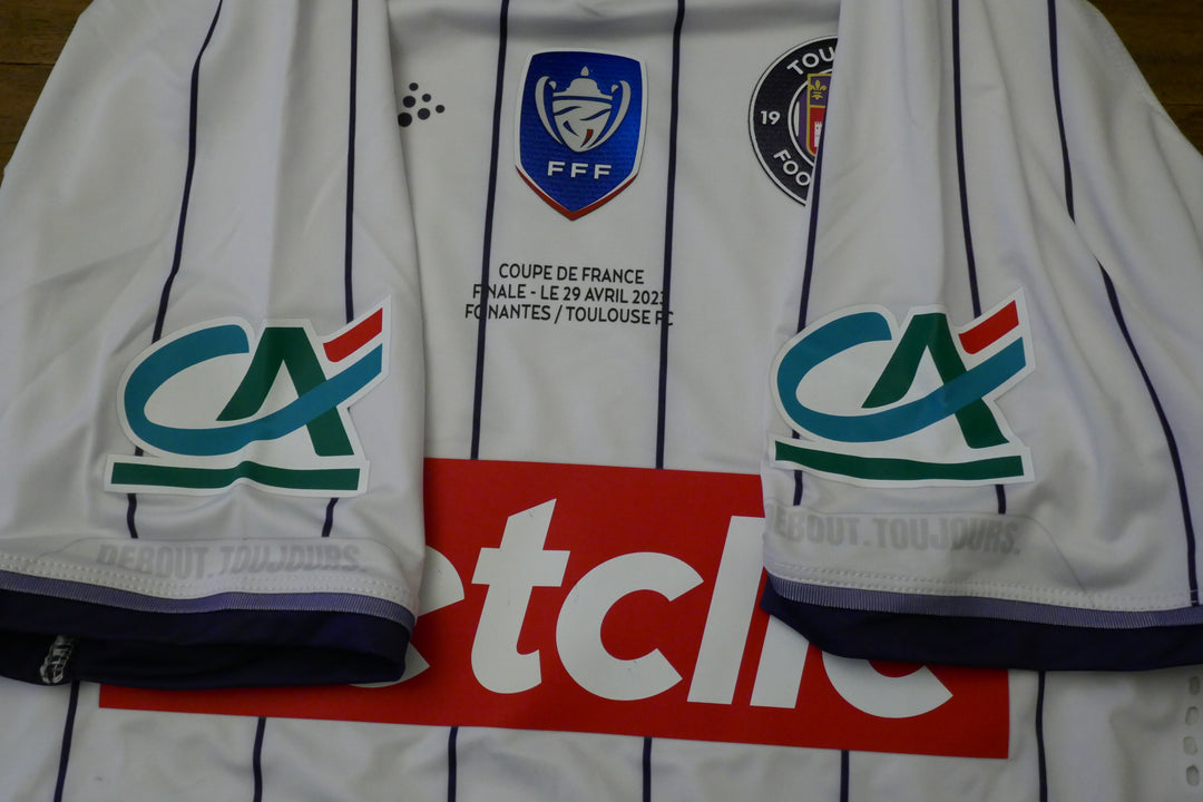Toulouse FC 2022/23 - Branco Van Den Boomen - Maillot Préparé _ (L) #01856