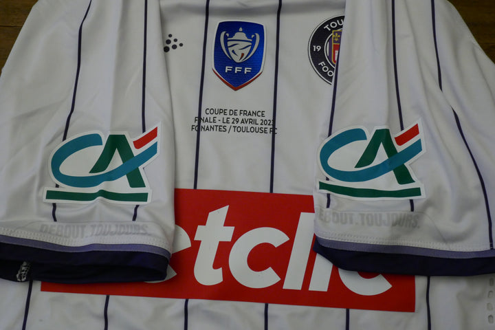 Toulouse FC 2022/23 - Branco Van Den Boomen - Maillot Préparé _ (L) #01856