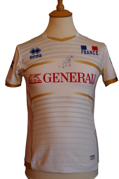 Volleyball - France 2017/18 - Earvin Ngapeth - Maillot Signé _ (S) #00938