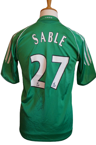 AS Saint-Etienne - Julien Sablé - Maillot 2005/06 Signé _ (S) #01008