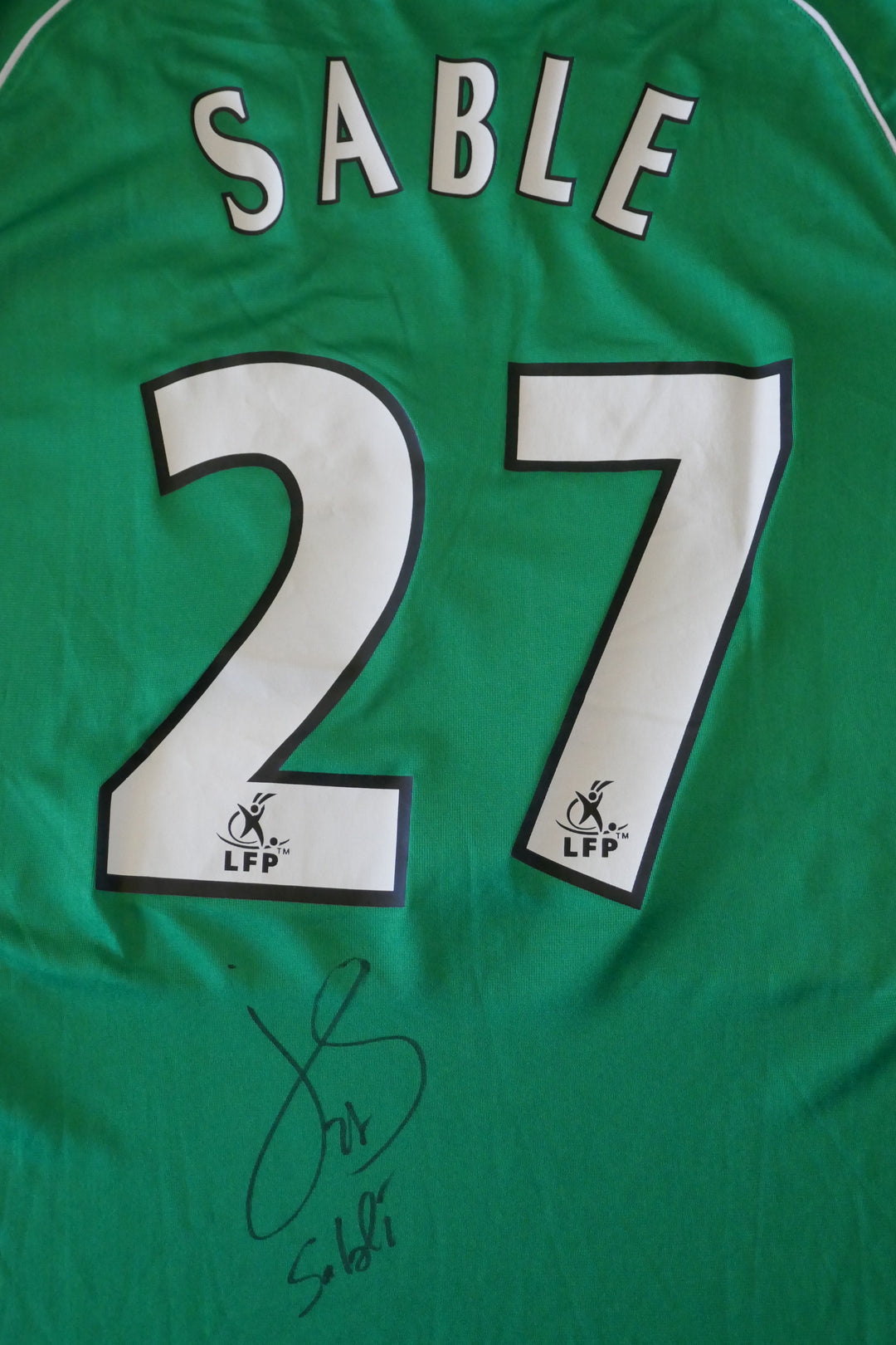 AS Saint-Etienne - Julien Sablé - Maillot 2005/06 Signé _ (S) #01008