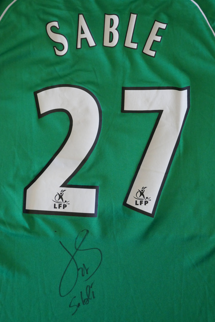 AS Saint-Etienne - Julien Sablé - Maillot 2005/06 Signé _ (S) #01008