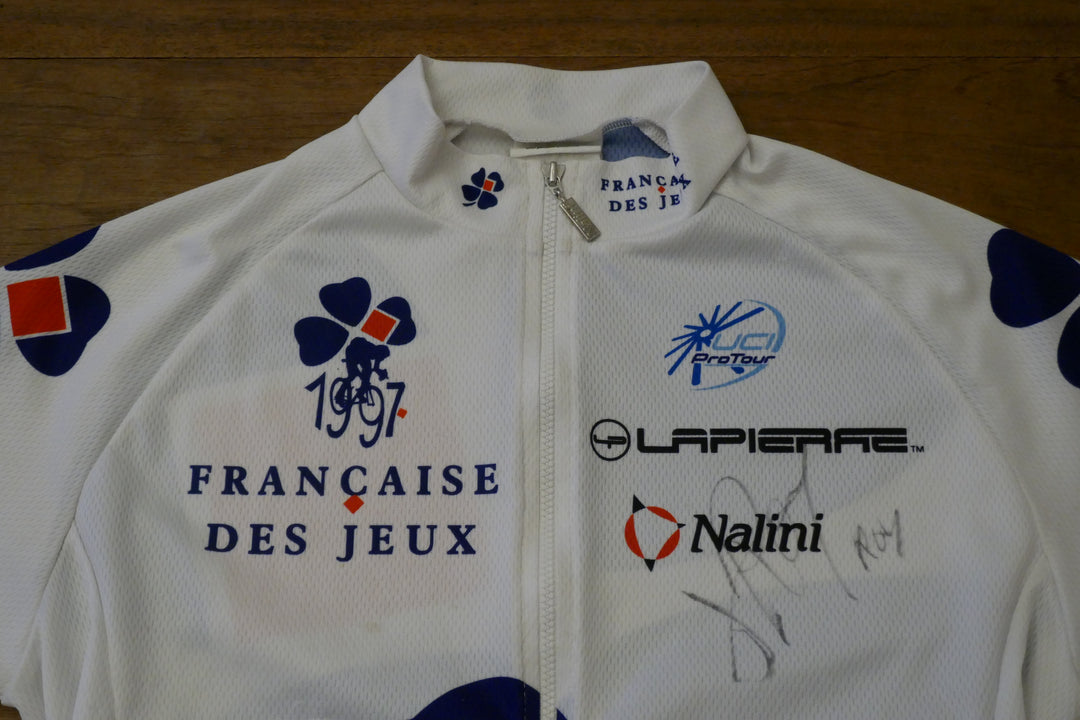 FDJ Française des jeux 2007 - Jeremy Roy - Maillot Signé _ (M) #01172