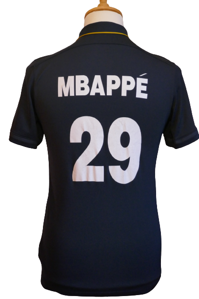 AS Monaco 2015/16 - Kylian MBappé - Maillot _ (S) #02269