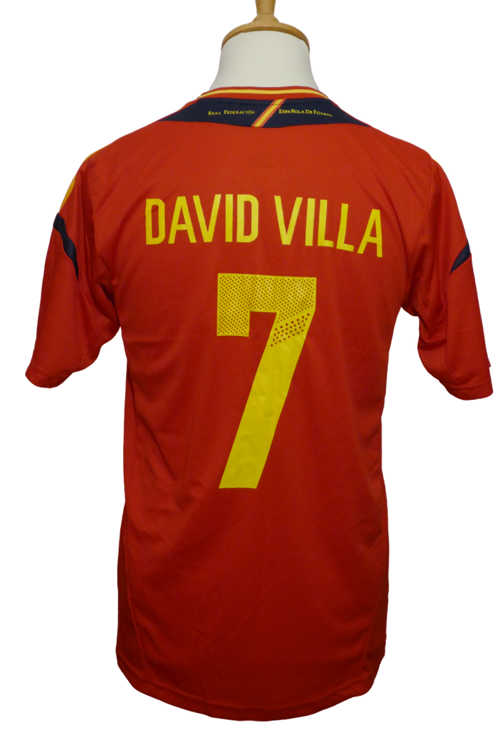 Espagne 2012 - David Villa - Maillot _ (S) #02324
