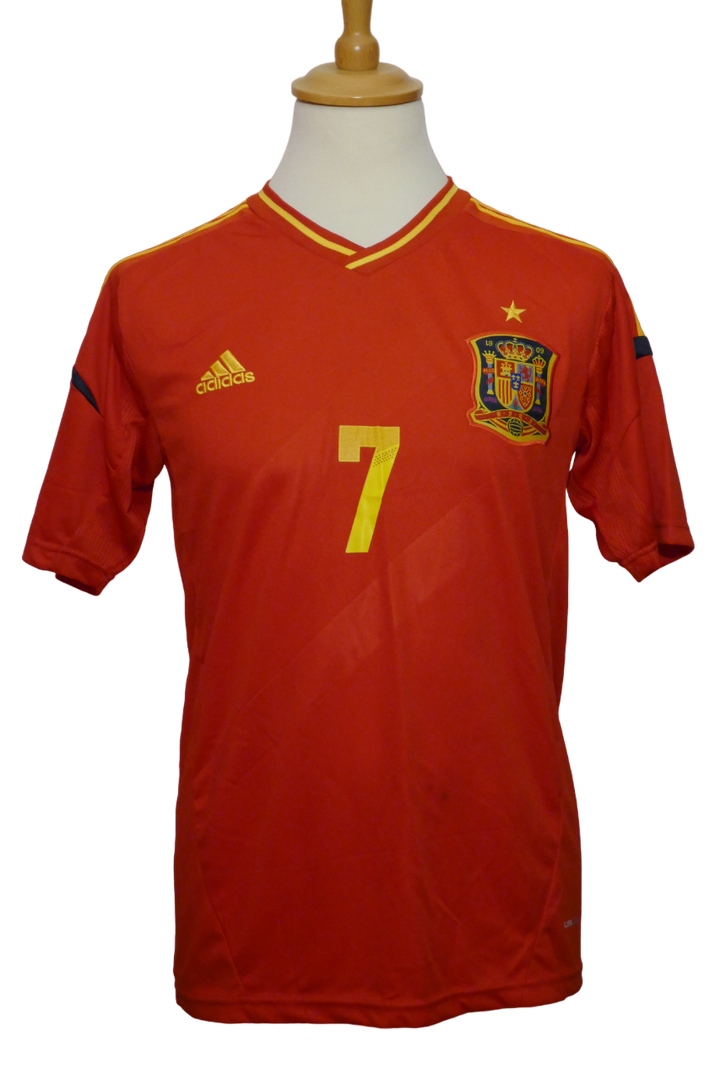 Espagne 2012 - David Villa - Maillot _ (S) #02324