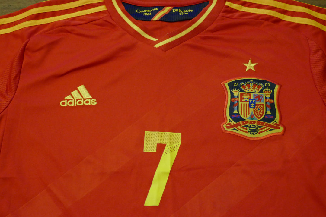 Espagne 2012 - David Villa - Maillot _ (S) #02324
